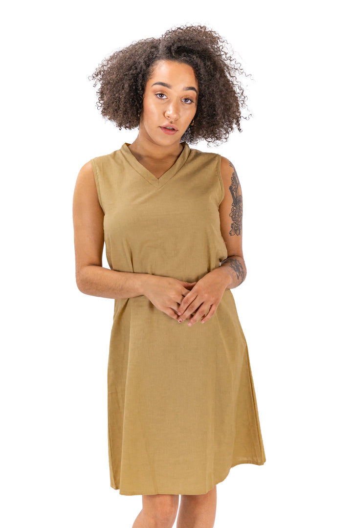 Sun-kissed Earthy Tunic Dress