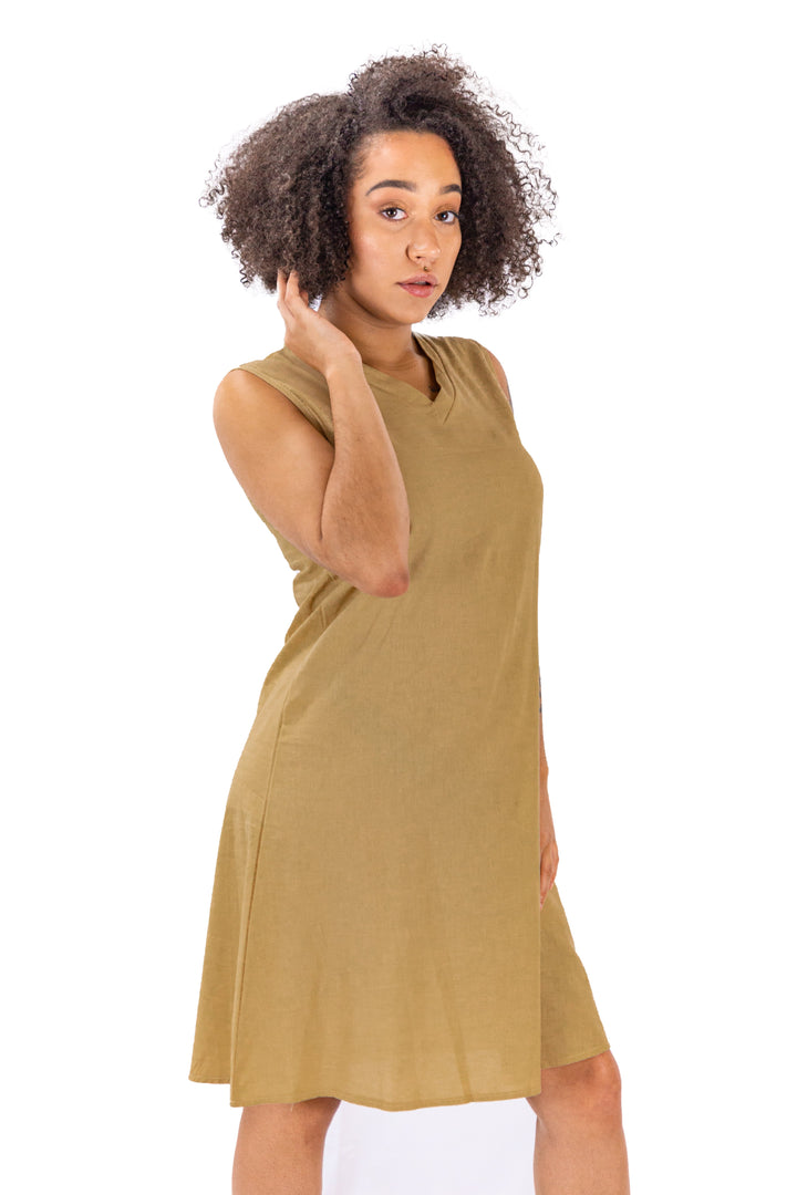Sun-kissed Earthy Tunic Dress