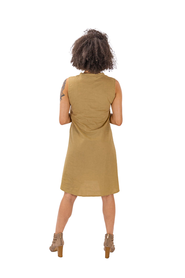 Sun-kissed Earthy Tunic Dress